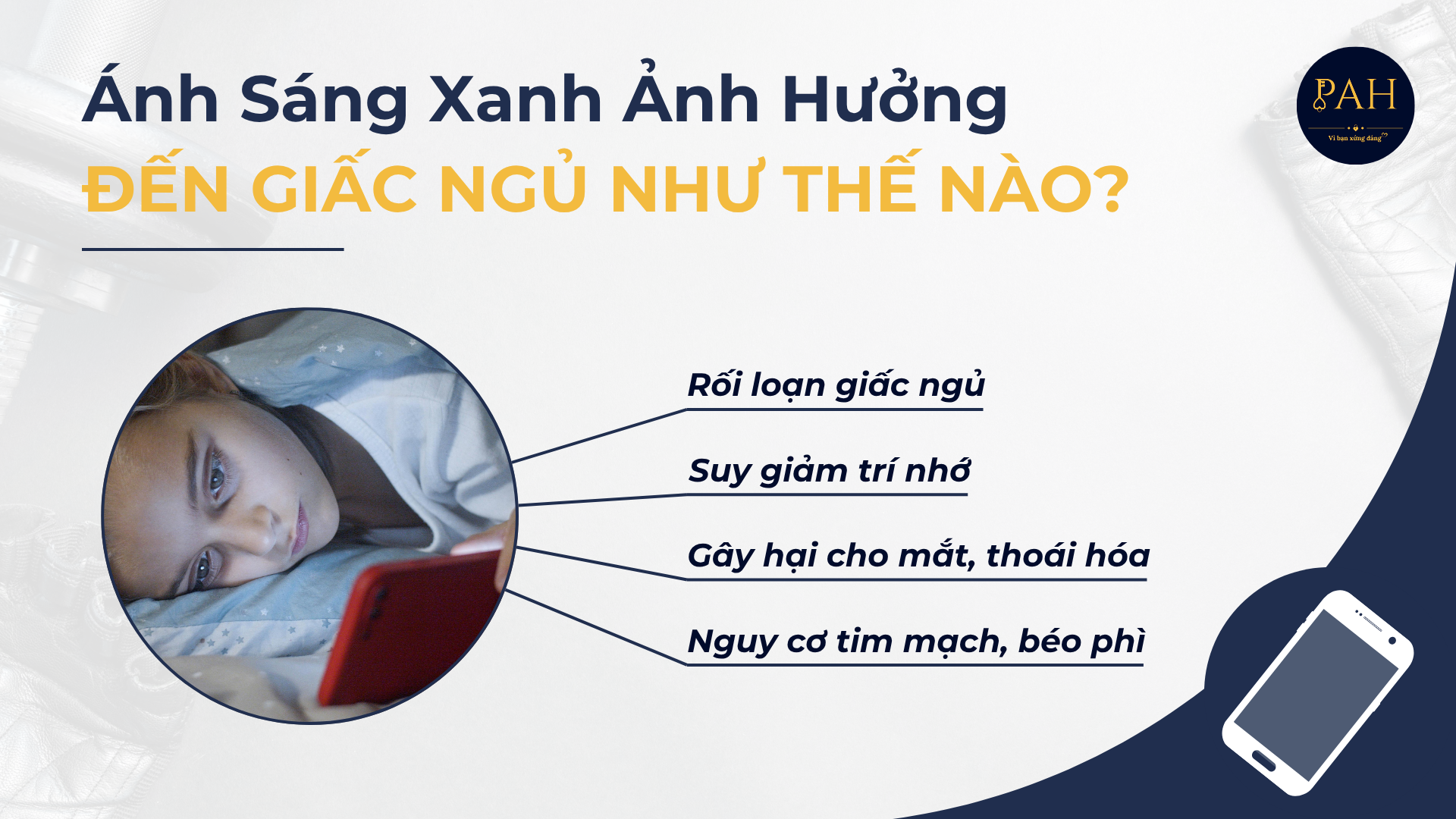 ánh sáng xanh ảnh hưởng đến giấc ngủ như thế nào?