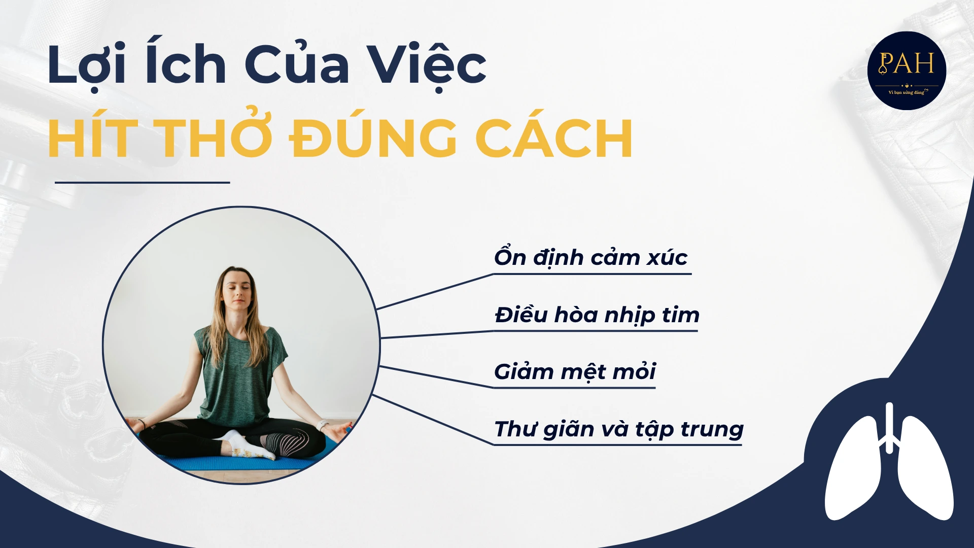 lợi ích từ việc hít thở đúng cách