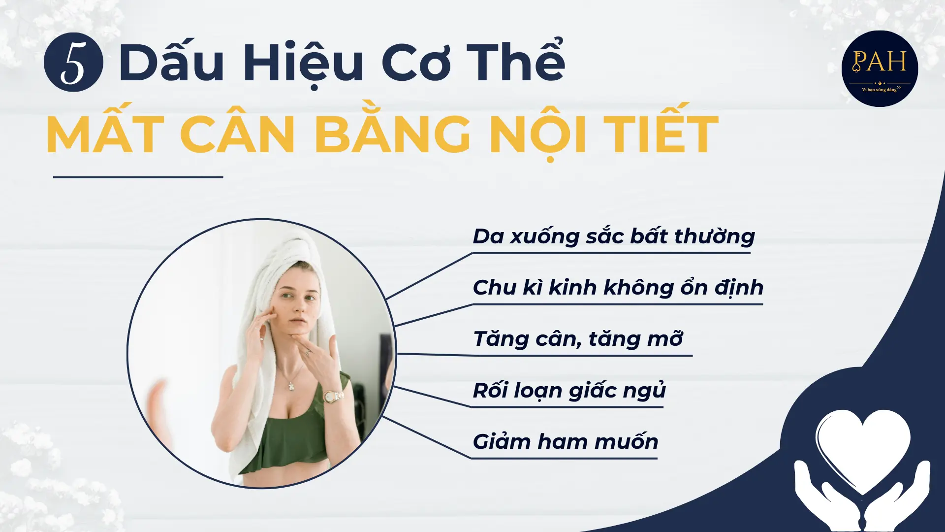 5 dấu hiệu cơ thể mất cân bằng nội tiết