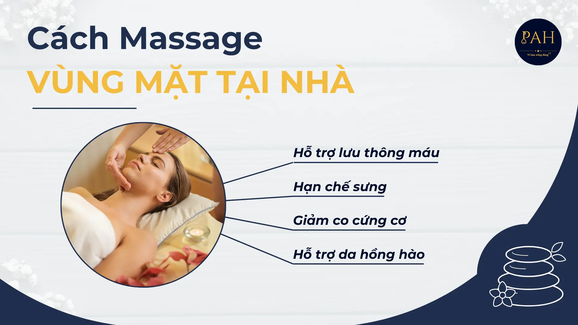 cách massage vùng mặt tại nhà