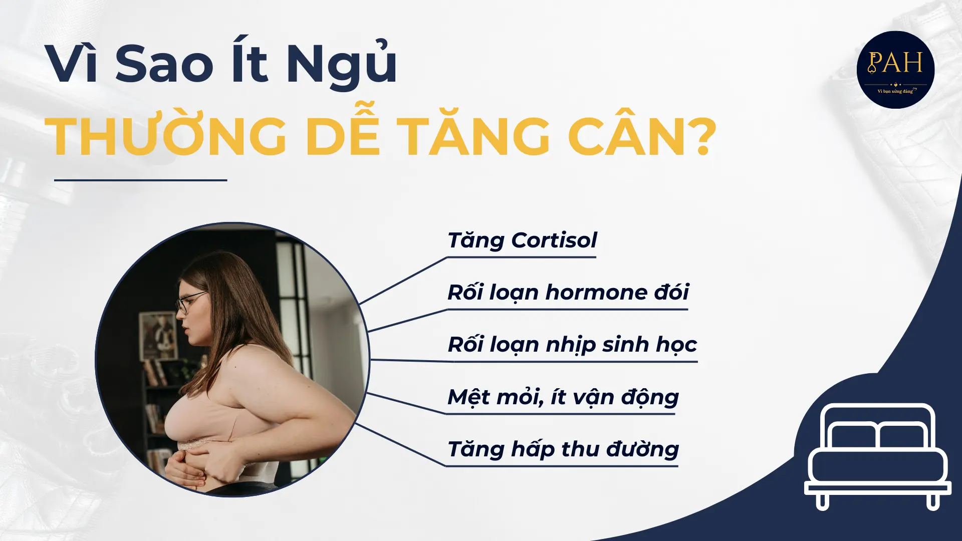 vì sao người ít ngủ thường dễ tăng cân