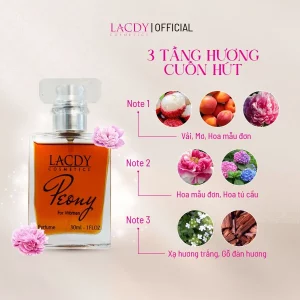 Nước hoa nữ PEONY hương hoa mẫu đơn ngọt ngào13