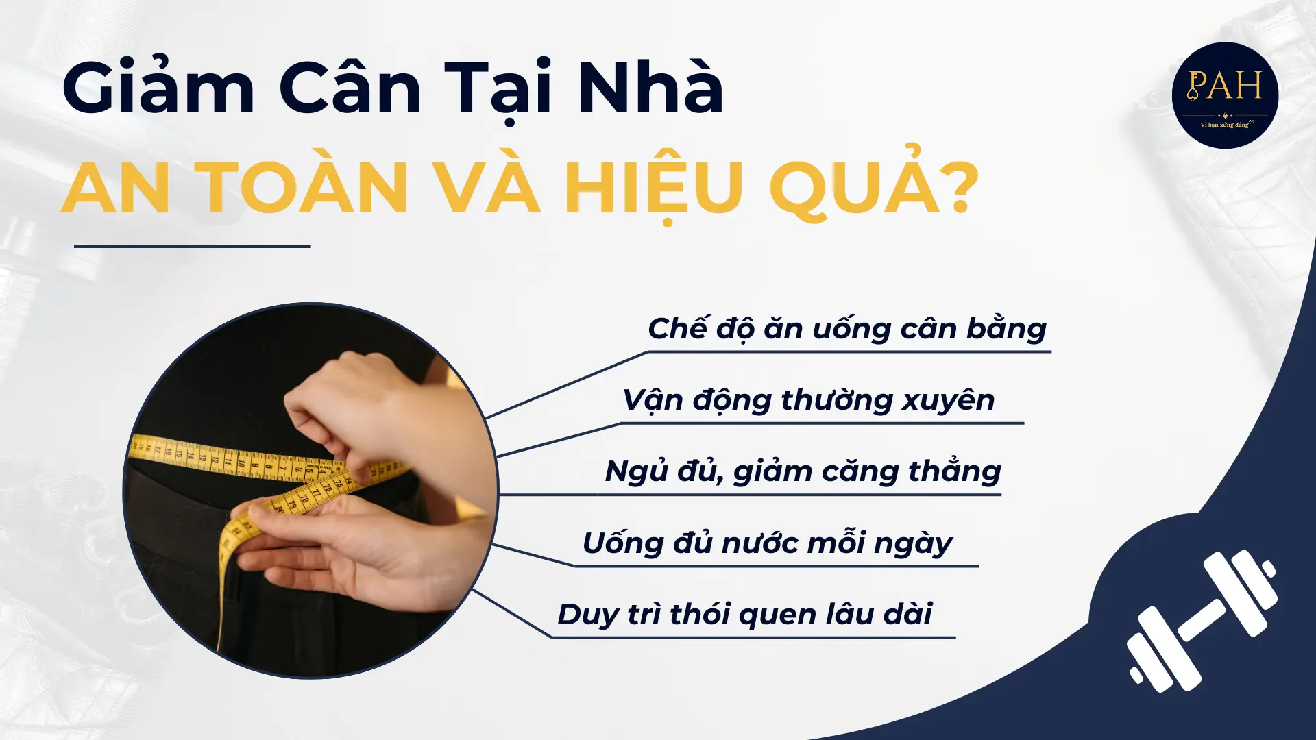 Giảm cân tại nhà