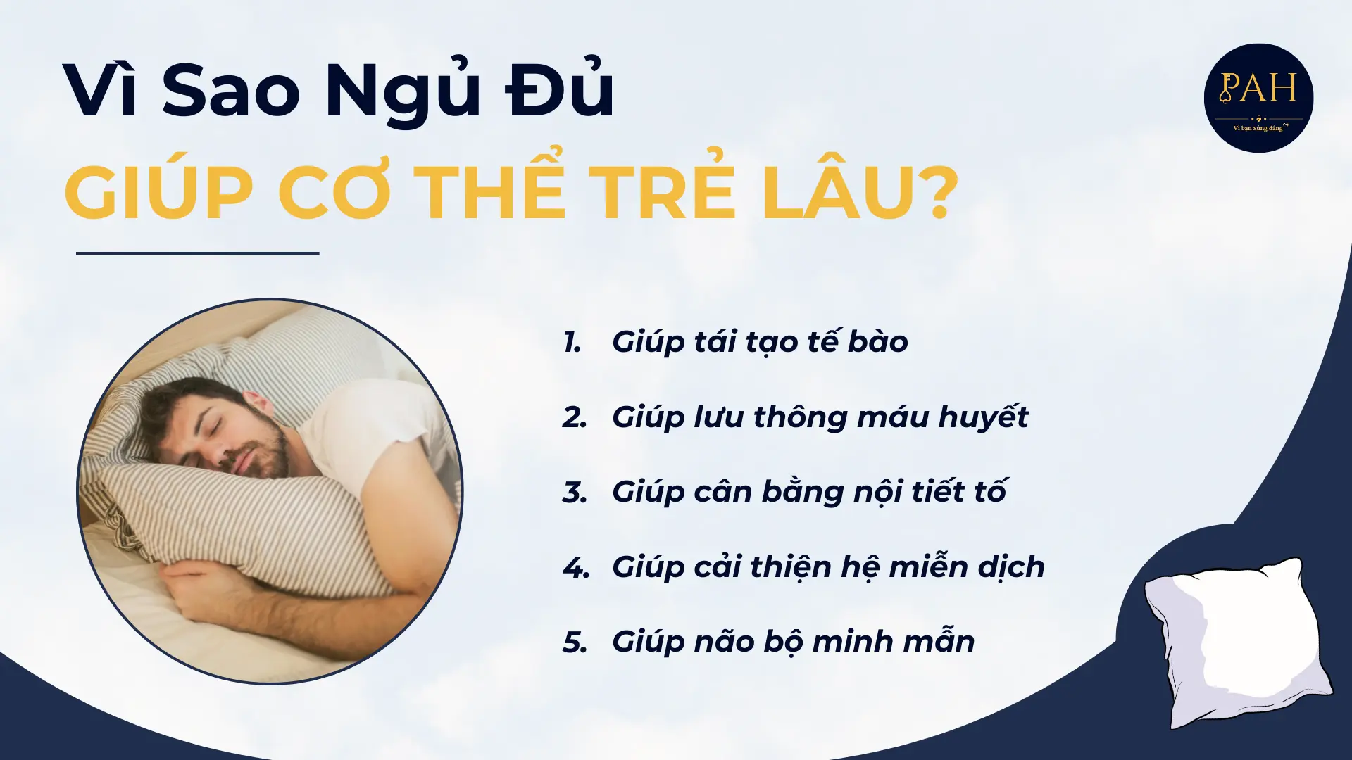 vì sao ngủ đủ giúp cơ thể trẻ lâu hơn