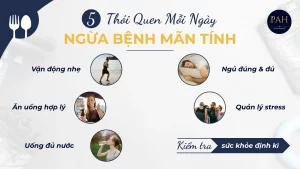 thói quen mỗi ngày phòng ngừa bệnh mãn tính