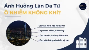 ảnh hưởng của không khí đến làn da