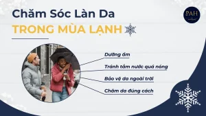 chăm sóc làn da trong mùa đông