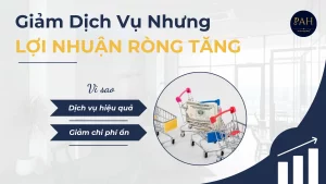 giảm dịch vụ nhưng lợi nhuận ròng lại tăng