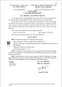 sở hữu trí tuệ - máy lọc nước Hydrogen Ion Kiềm GEMS