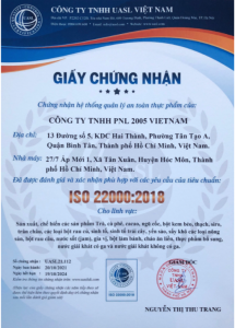 ISO 22000:2018 - thực dưỡng cao cấp An Tâm Việt