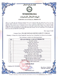 chứng nhận HALAL - thực dưỡng cao cấp An Tâm Việt_1