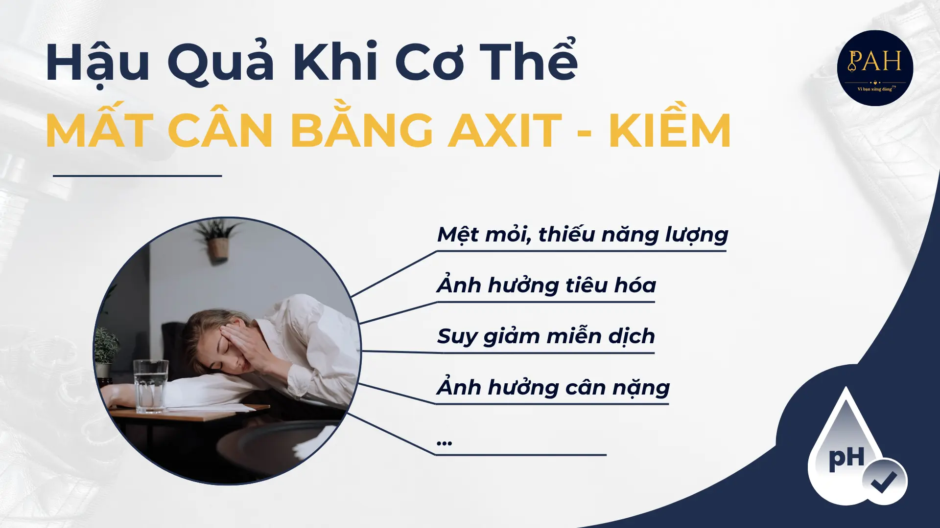 Hậu Quả Khi Cơ Thể Mất Cân Bằng Axit Kiềm