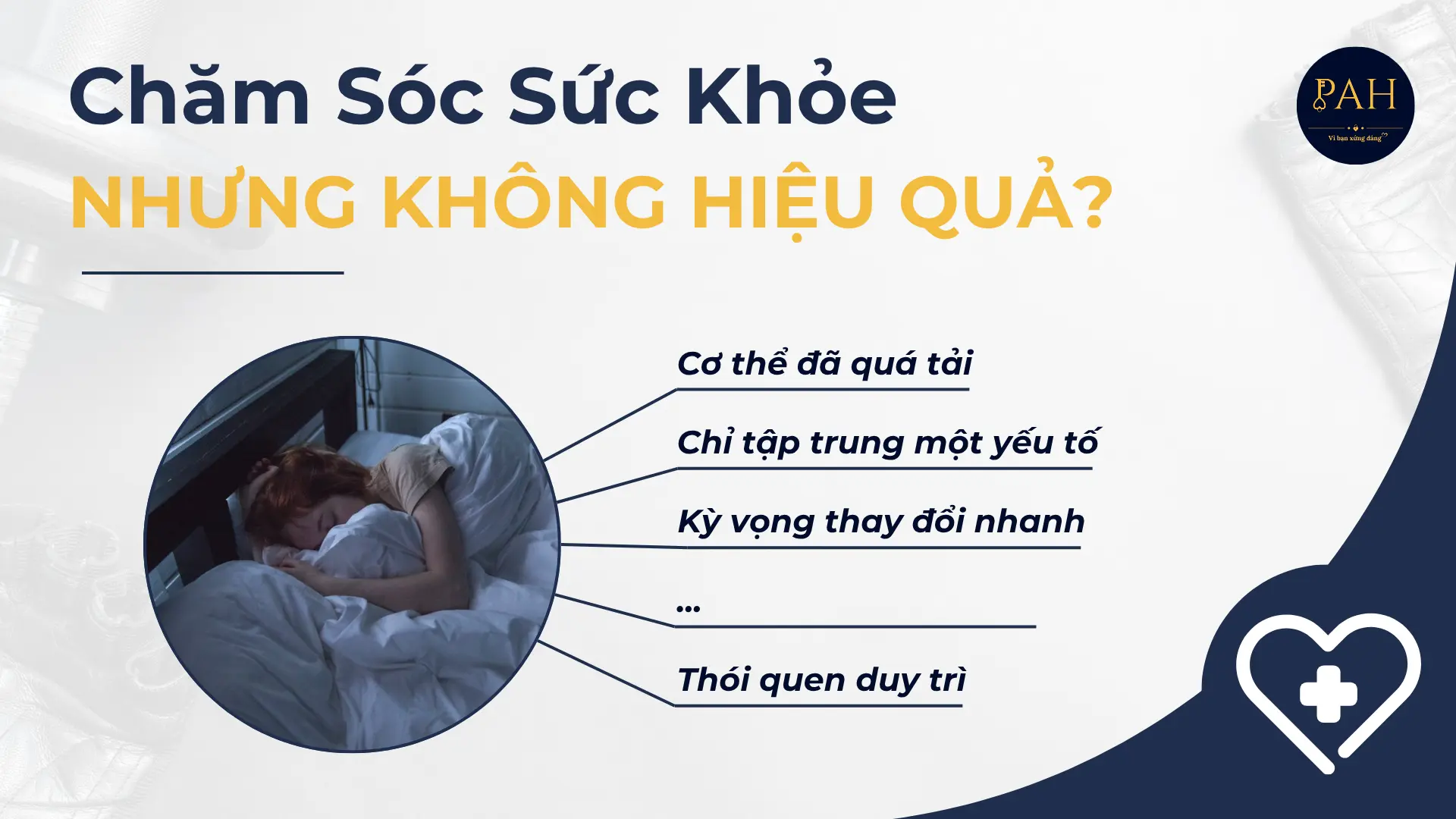 Chăm Sóc Sức Khỏe Nhưng Không Hiệu Quả?