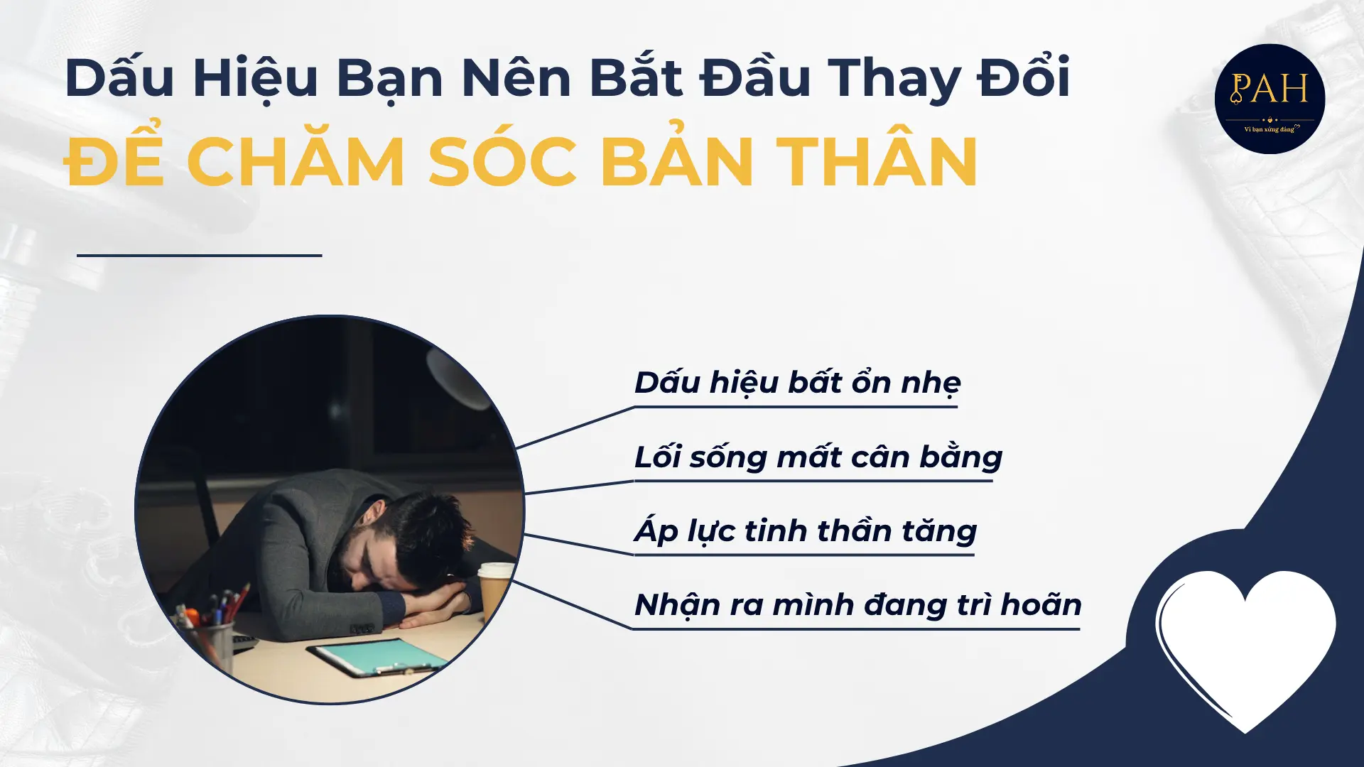 dấu hiệu bạn nên bắt đầu thay đổi để chăm sóc bản thân