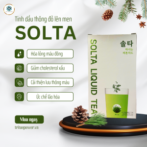 Solta – Tinh dầu thông đỏ lên men (Hộp 15 gói)