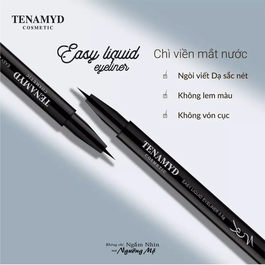 Chì viền mắt nước - TENAMYD EASY LIQUID EYELINER_3