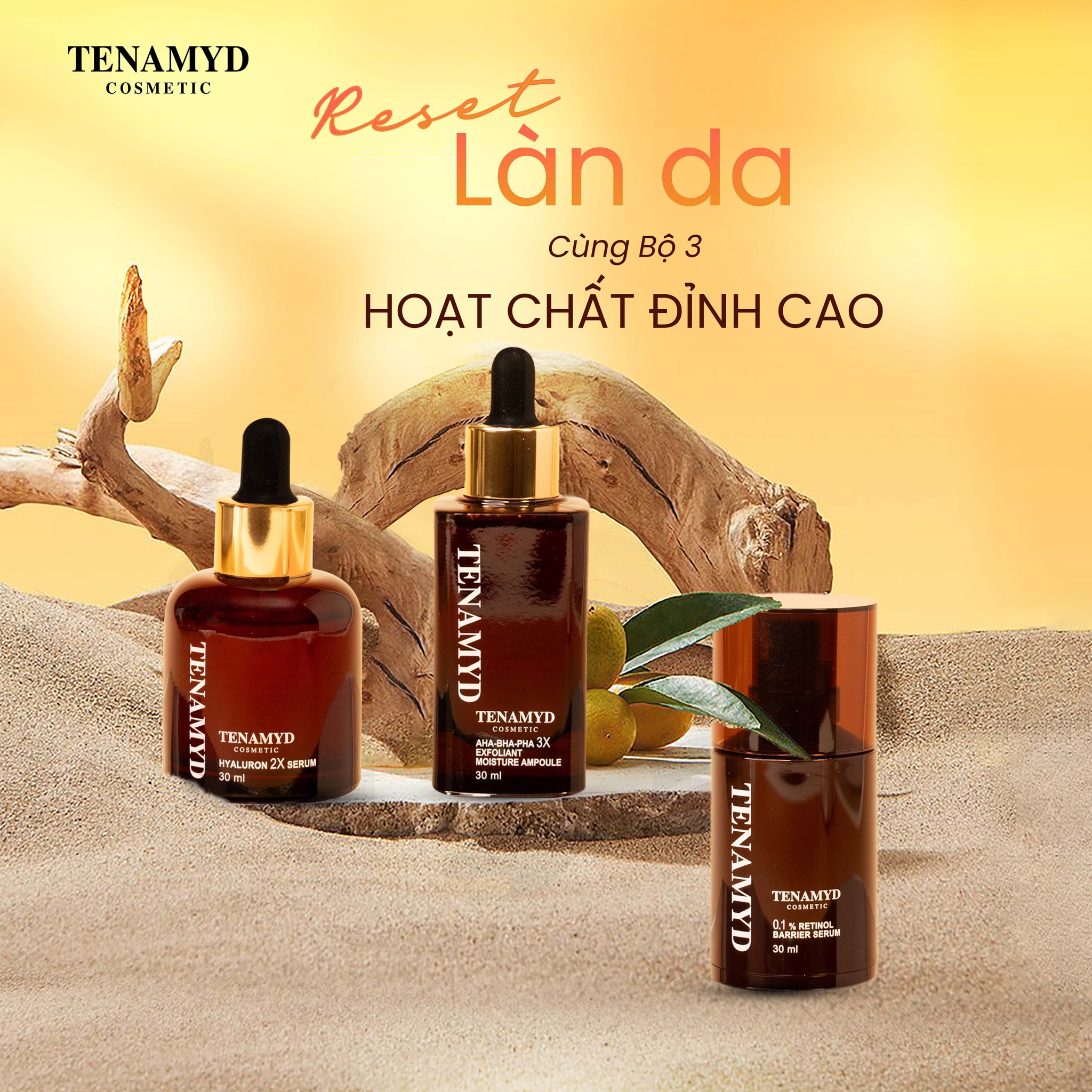 Combo Chăm sóc toàn diện - Retinol 0,1% + AHA-BHA-PHA + Hyaluronic 2X Serum_3