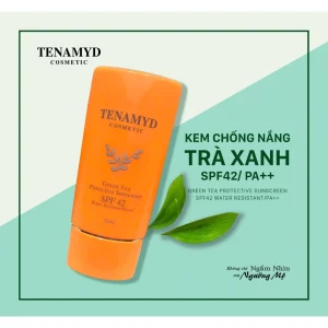 Kem chống nắng trà xanh SPF42PA++ - TENAMYD GREEN TEA PROTECTIVE SUNSCREEN SPF42 WATER RESISTANTPA++_5