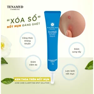 Kem thoa trên nốt mụn - FRESH WHITE SAND BY TENAMYD PLATINUM ACNE CARE CLARIFYING SPOT SOLUTION_4