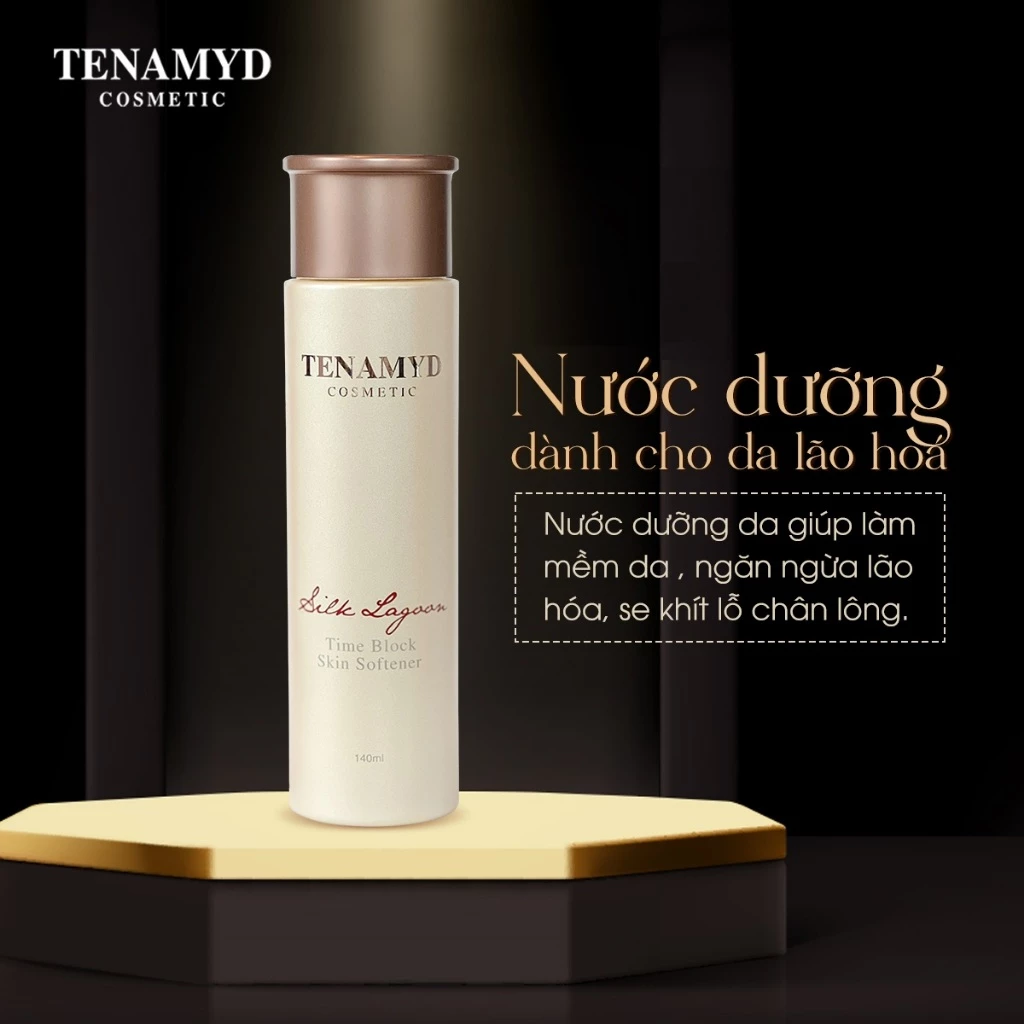 Nước dưỡng dành cho da lão hoá - TENAMYD SILK LAGOON TIME BLOCK SKIN SOFTENER_4