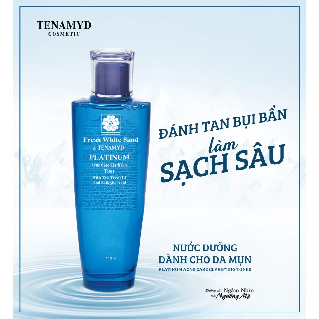Nước dưỡng dành cho da mụn - FRESH WHITE SAND BY TENAMYD PLATINUM ACNE CARE CLARIFYING TONER_3