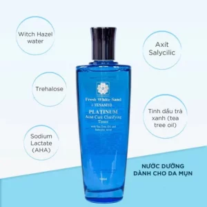 Nước dưỡng dành cho da mụn - FRESH WHITE SAND BY TENAMYD PLATINUM ACNE CARE CLARIFYING TONER_4
