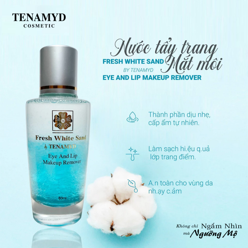Nước tẩy trang mắt môi - FRESH WHITE SAND BY TENAMYD EYE AND LIP MAKEUP REMOVER_2