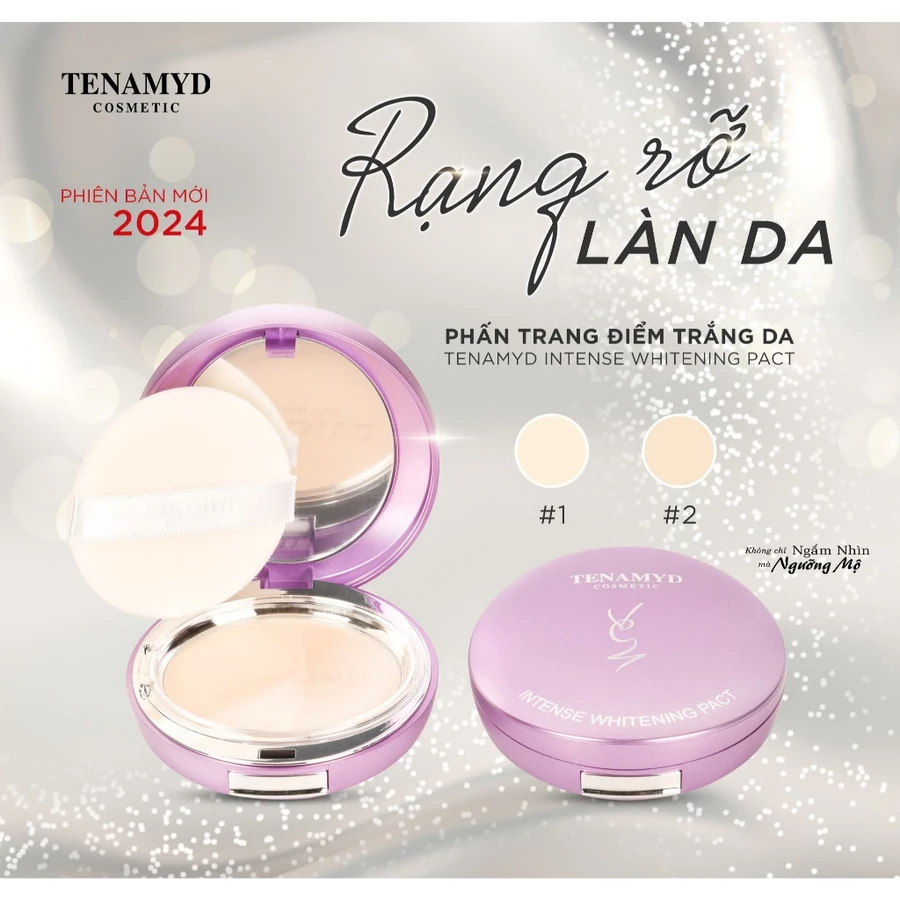 Phấn trang điểm trắng da - TENAMYD INTENSE WHITENING PACT_2