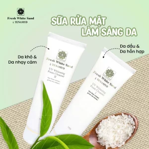 Sữa rửa mặt số 2 - FRESH WHITE SAND BY TENAMYD UV WHITENING FOAM CLEANSER 2_3