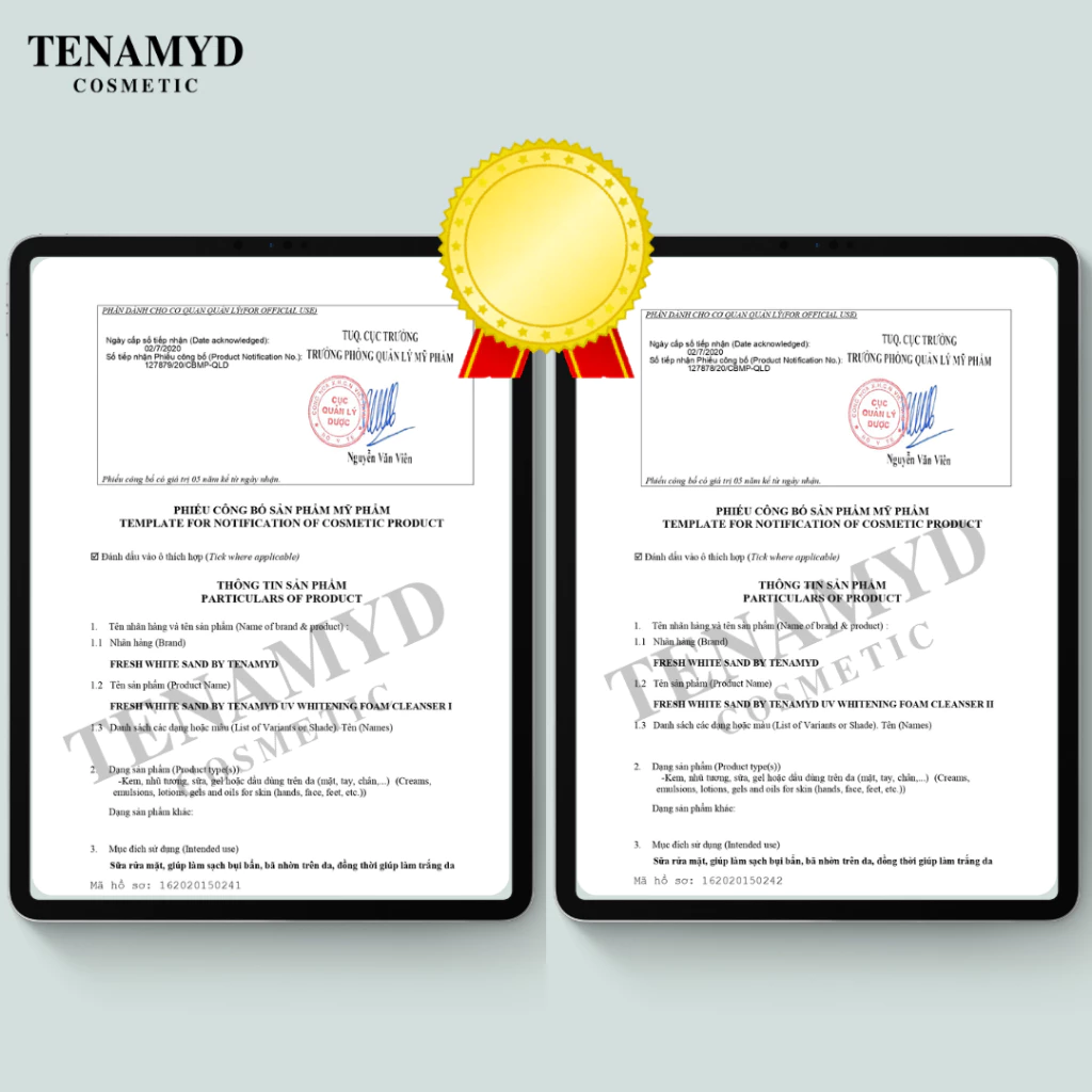 Sữa rửa mặt số 2 - FRESH WHITE SAND BY TENAMYD UV WHITENING FOAM CLEANSER 2_5 Sữa rửa mặt số 2 - FRESH WHITE SAND BY TENAMYD UV WHITENING FOAM CLEANSER 2_5