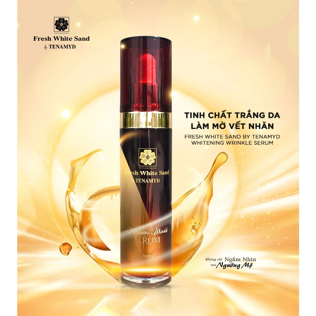 Tinh chất trắng da làm mờ vết nhăn - FRESH WHITE SAND BY TENAMYD WHITENING WRINKLE SERUM_4