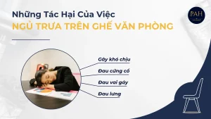 những tác hại của việc ngủ trưa trên ghế văn phòng