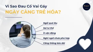 vì sao đau cổ vai gáy ngày càng trẻ hóa