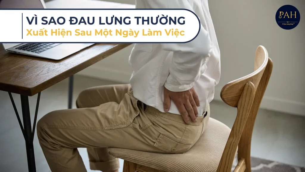 vì sao đau lưng thường xuất hiện sau một ngày làm việc